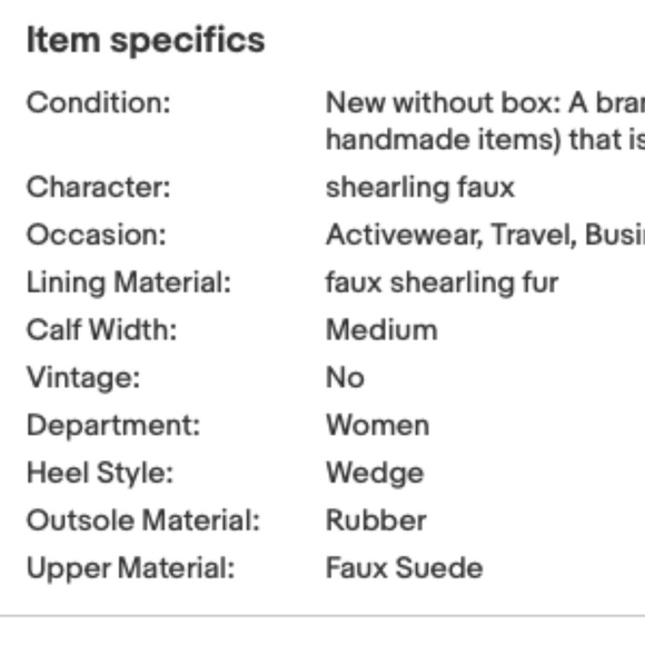 Cushionaire Brand - Faux Shearling Hidden Wedge Booties 10 M.   New With Box - Picture 2 of 7